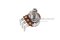 [E] WH148 วอลลุ่ม 3 ขา แบบงอ Volume 500K แกนยาว 15 mm